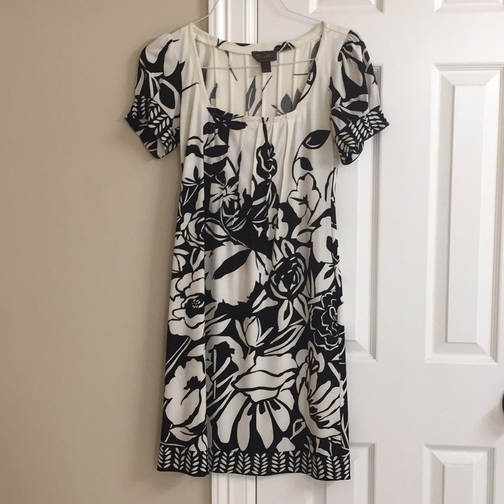 Black and white dress